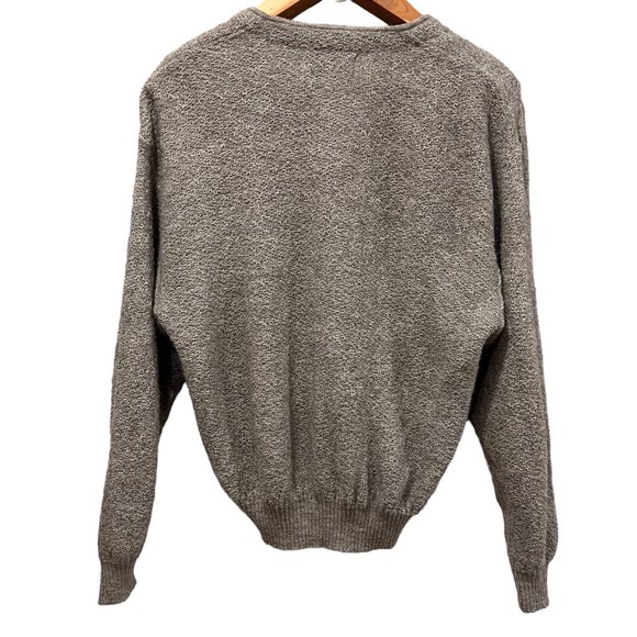 Giorgio Andre Men’s Alpaca Cardigan, Vintage, Gray, M - Picture 6 of 7